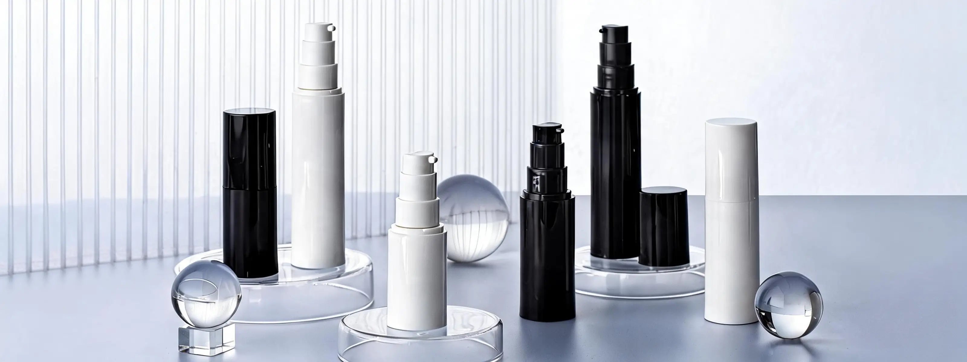 PCR Airless Pump Bottles Mono-Material - Cosmetic Packaging Now