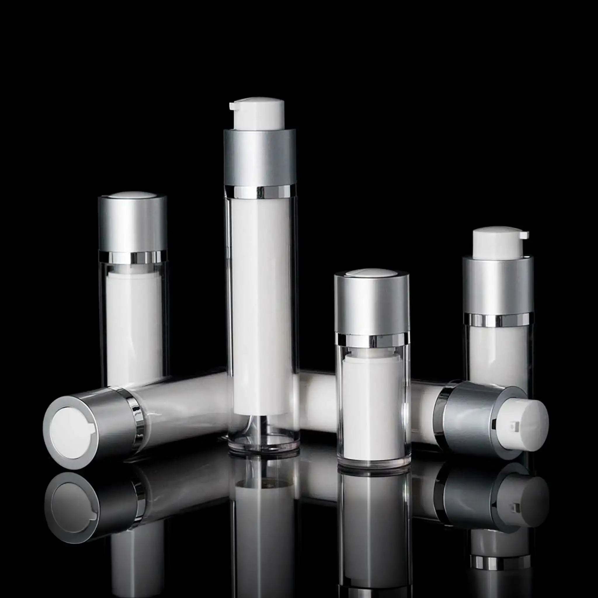 Helix 15 ML Twist-Up Airless Bottle - Cosmetic Packaging Now