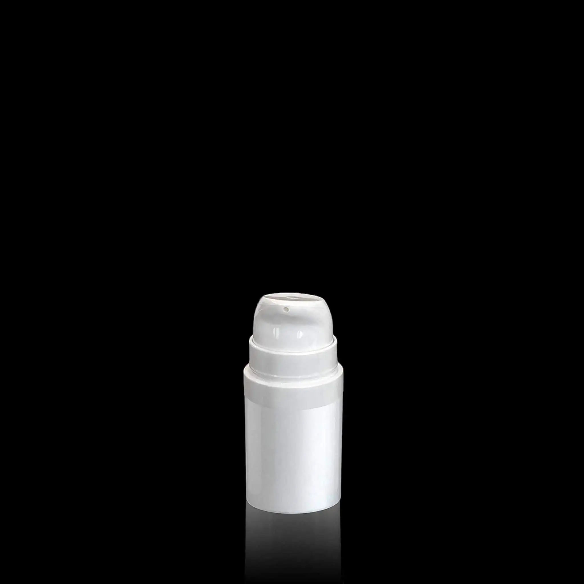 Pure 5 ML White PP Airless Bottle with Frosted Cap Skincare Packaging - Cosmetic Packaging Now