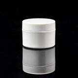 Impact 30ml PCR glossy white PP single wall cosmetic jar for skincare packaging - Cosmetic Packaging Now