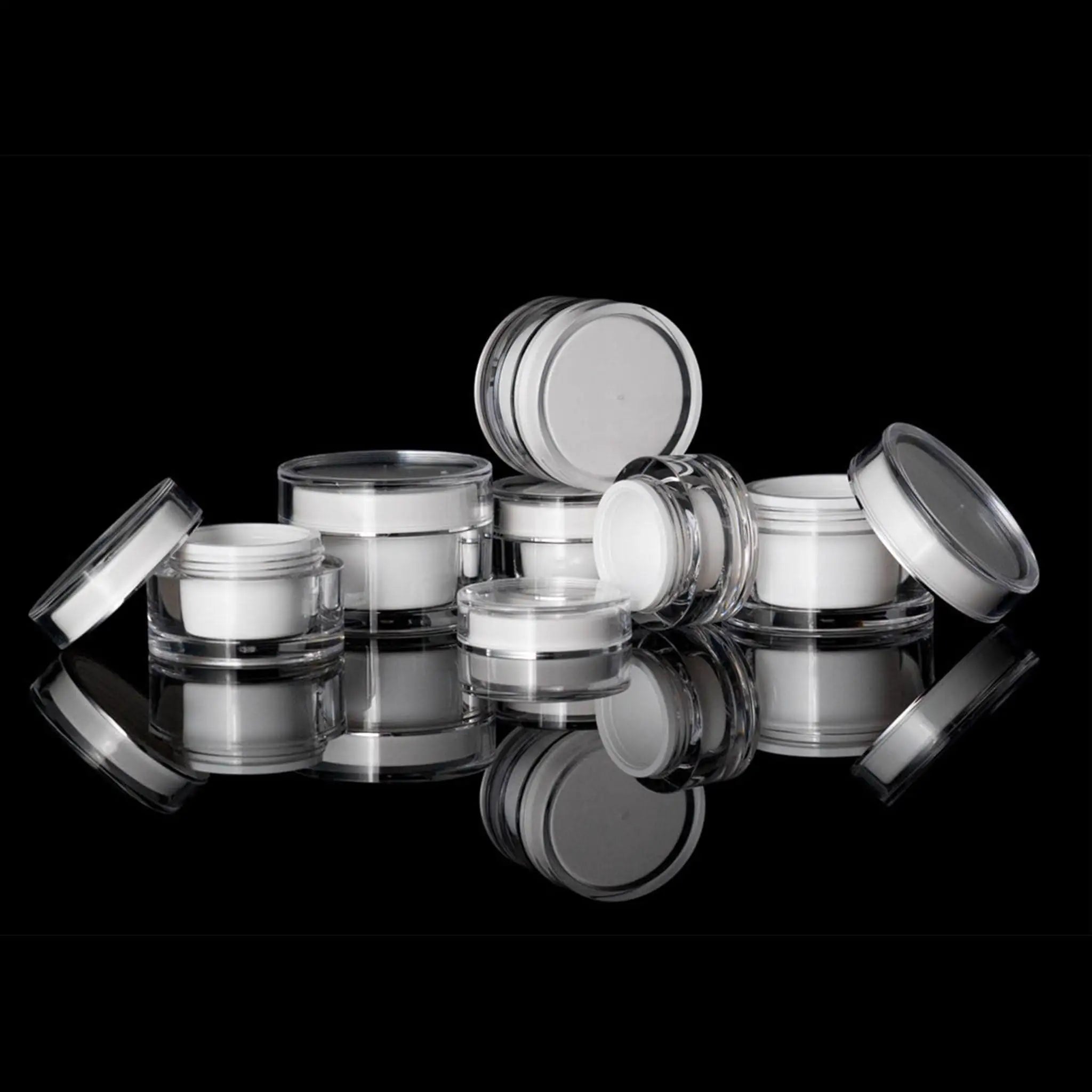 Orbit 30 ML Acrylic Double Wall Jar - Cosmetic Packaging Now!