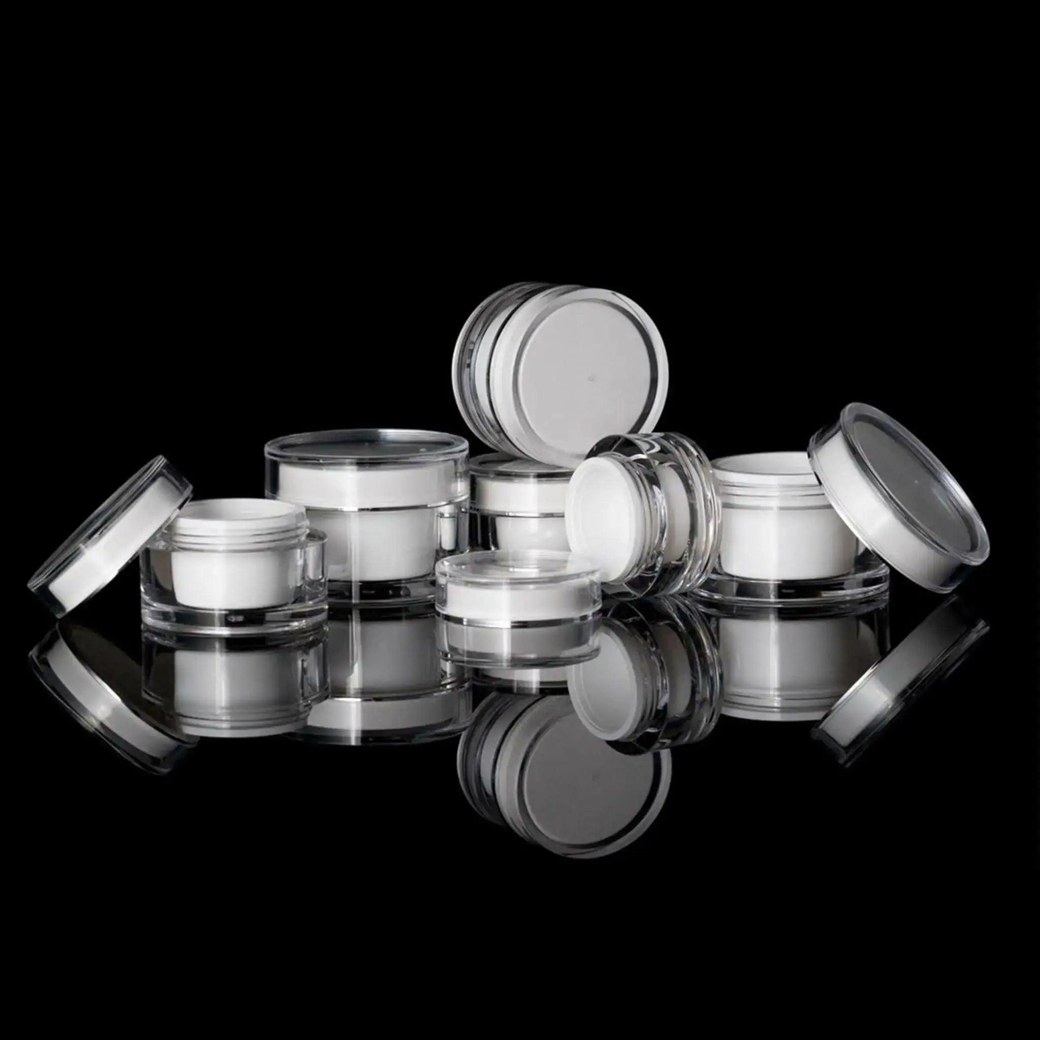 Orbit 30 ML Acrylic Double Wall Jar - Cosmetic Packaging Now!