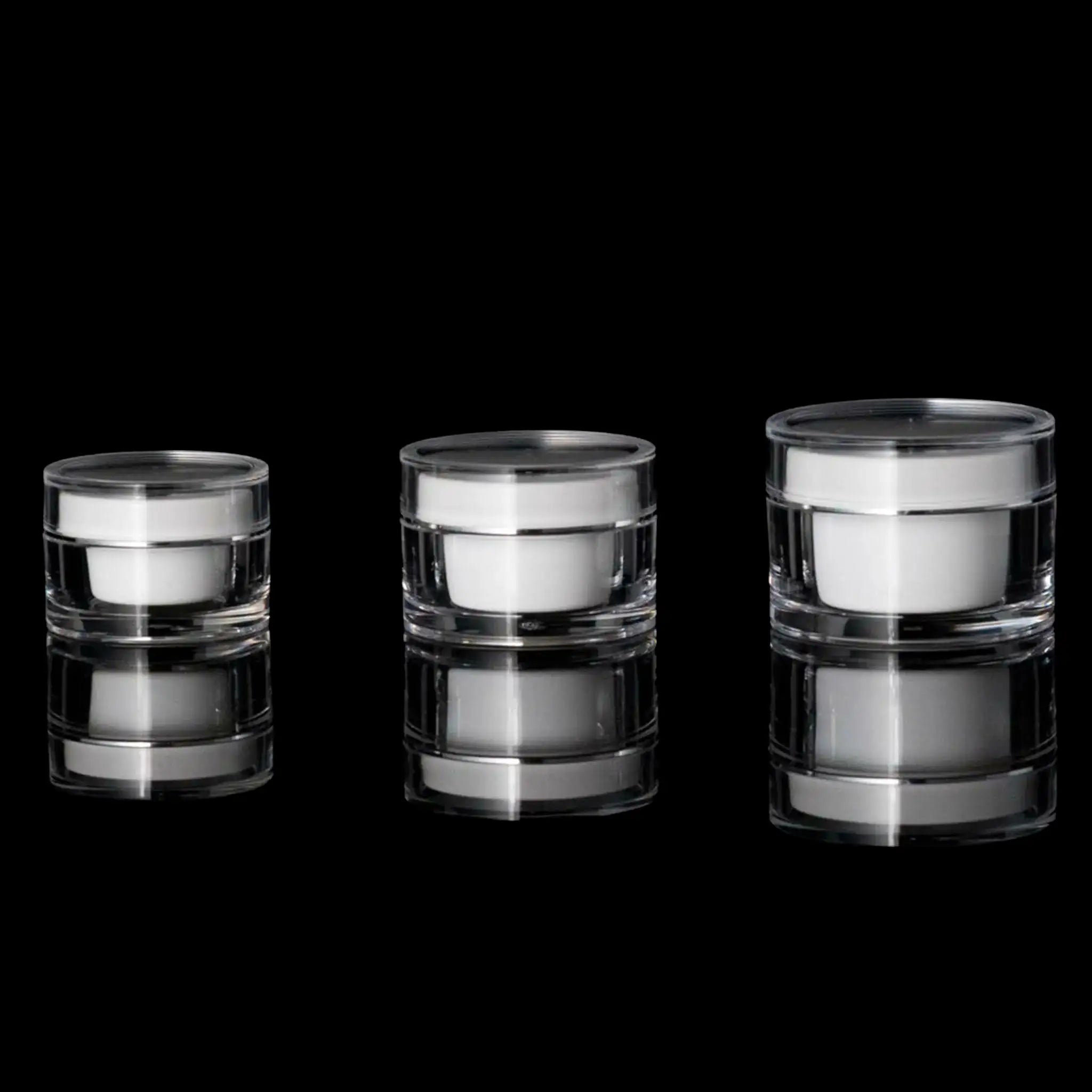 Orbit 30 ML Acrylic Double Wall Jars - Cosmetic Packaging Now!