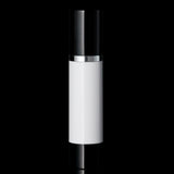 Luxe 30 ML Airless Bottle Glossy Black with White Bottle - Cosmetic Packaging Now