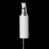 Luxe 30 ML Airless Bottle Glossy Black with White Bottle - Cosmetic Packaging Now