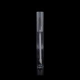 Vibe Lip Gloss Container Shiny Silver Cap with Clear Bottle - Cosmetic Packaging Now