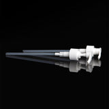 Flow 24-410 White Ribbed PP Lotion Pump - Cosmetic Packaging Now