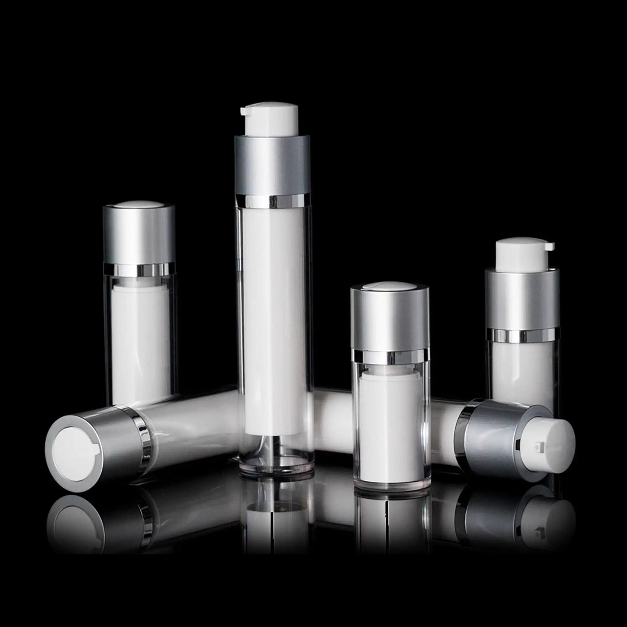 Helix Airless Pump Bottle Collection - Cosmetic Packaging Now!