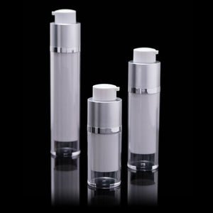 Twist-Up Airless Pump Dispenser Bottles - Cosmetic Packaging Now