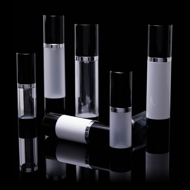 Luxe Collection Airless Pump Bottles - Cosmetic Packaging Now
