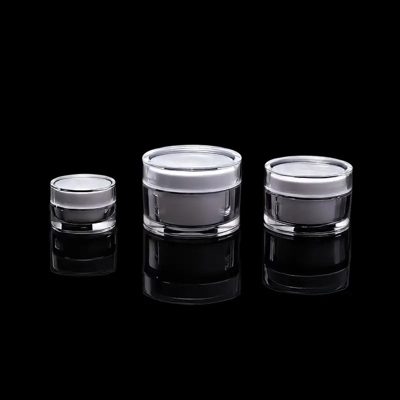 Orbit Collection Double Wall Cosmetic Jars Wholesale - Cosmetic Packaging Now
