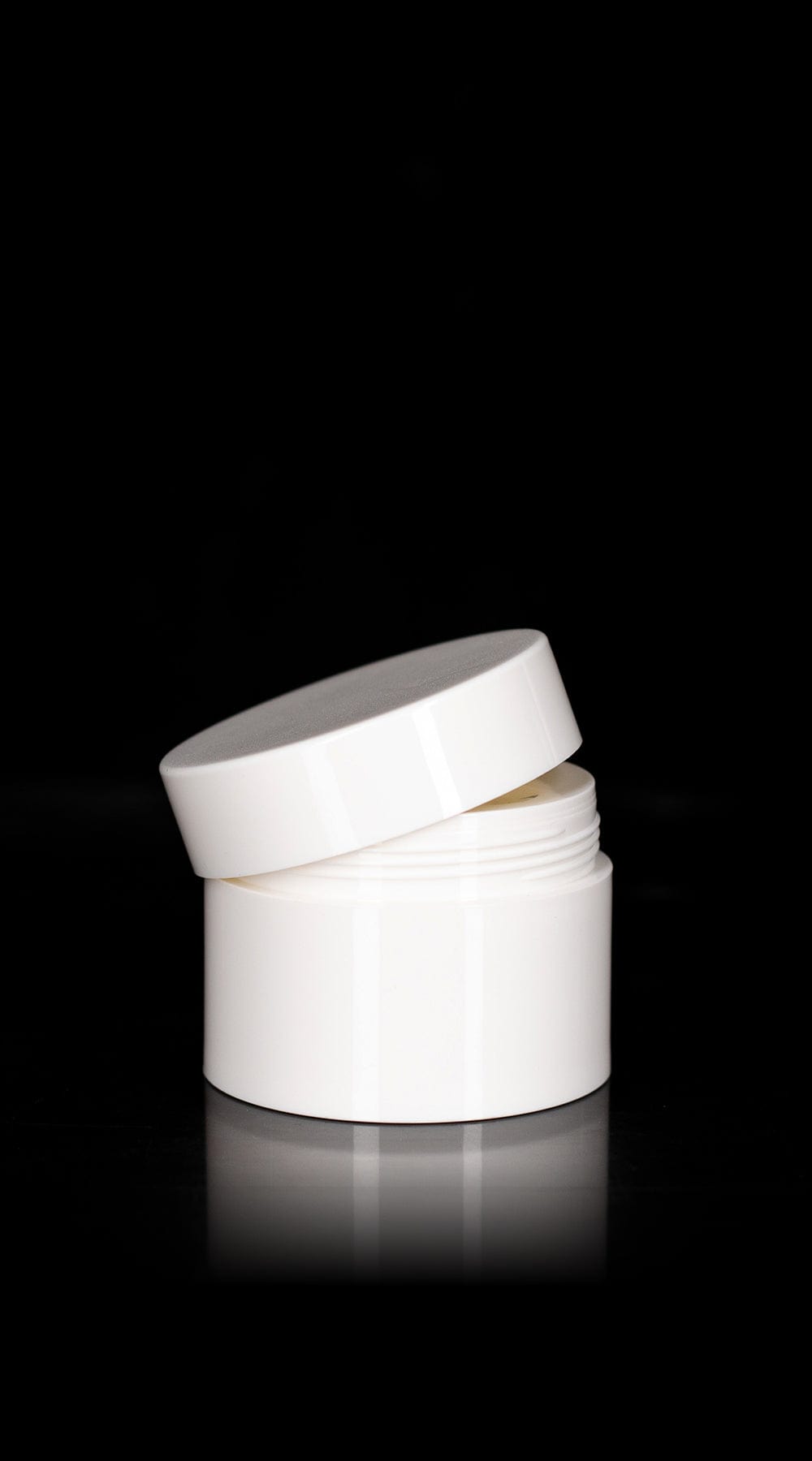 Pure 50 ML PP Airless Jar with White Cap - Cosmetic Packaging Now