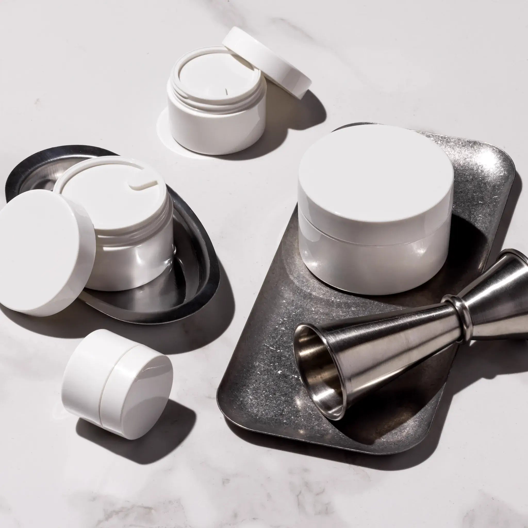 Modern Cosmetic Packaging PP SIngle Wall Jars Skincare Containers - Cosmetic Packaging Now