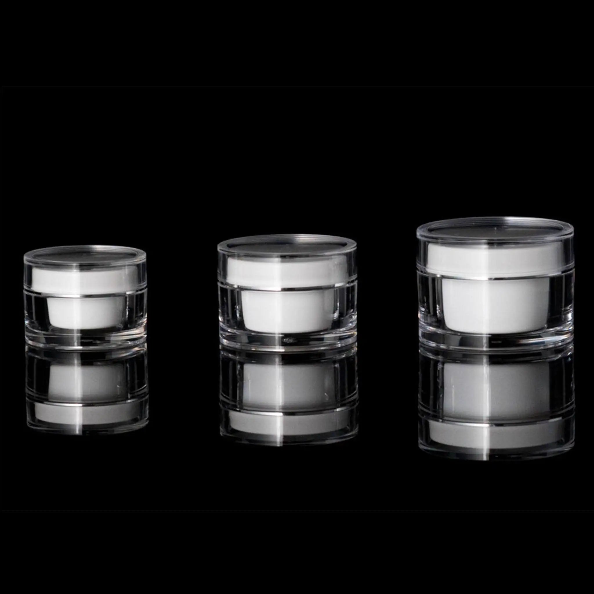 Orbit 30 ML Acrylic Double Wall Jars - Cosmetic Packaging Now!