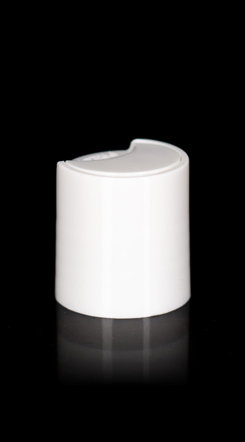 Primal 24-410 White Smooth PP Disc Top Cap - Cosmetic Packaging Now