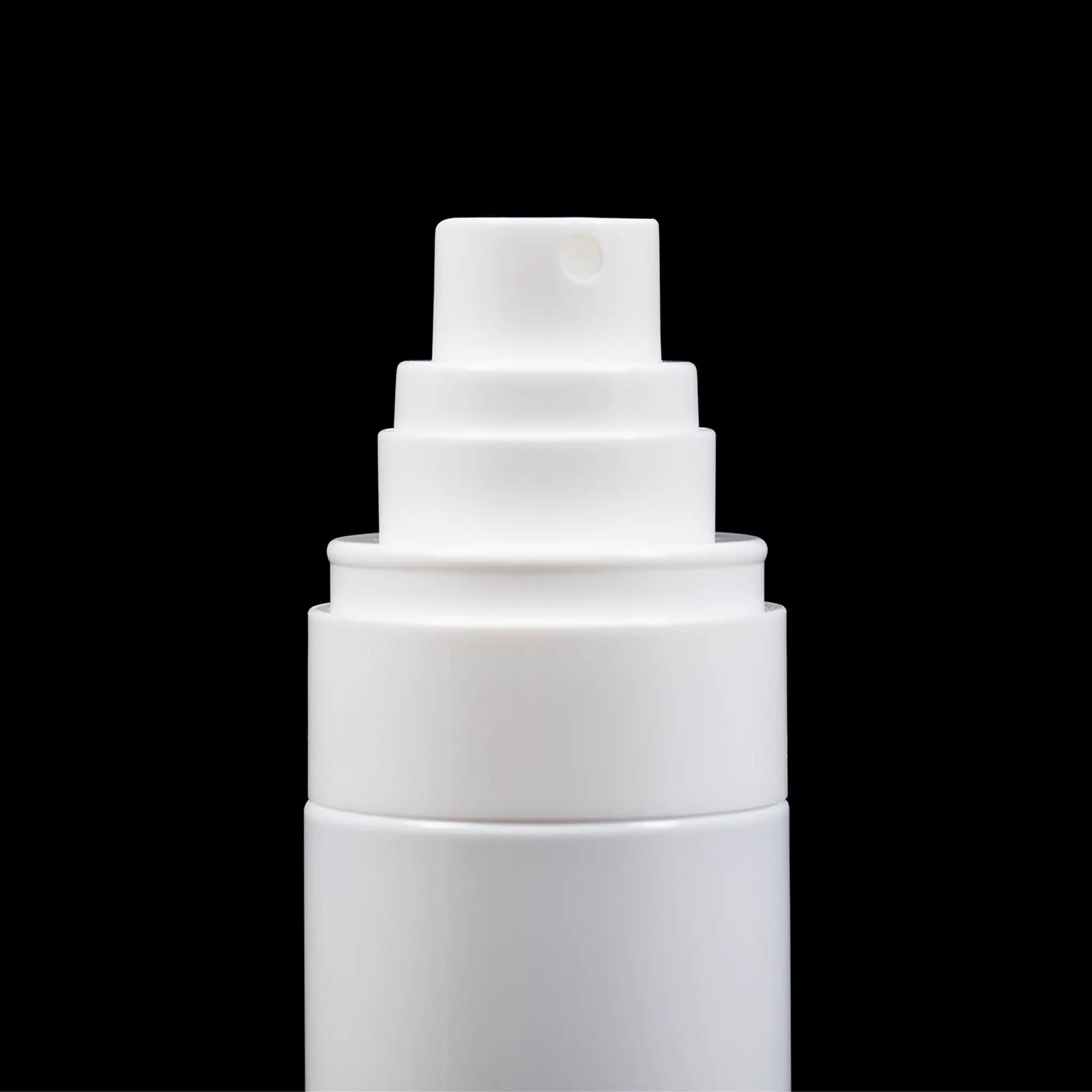 Cloud 100 ML Fine Mist Spray Bottle White with Frosted Clear Cap Skincare Packaging - Cosmetic Packaging Now
