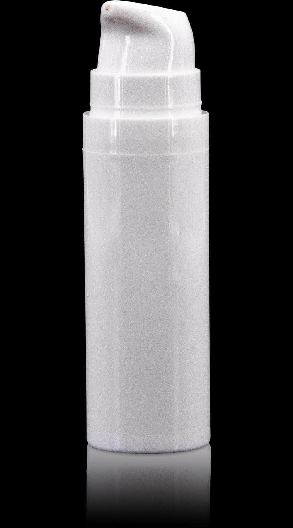 15 ML White Airless Pump Bottle - Cosmetic Packaging Now™