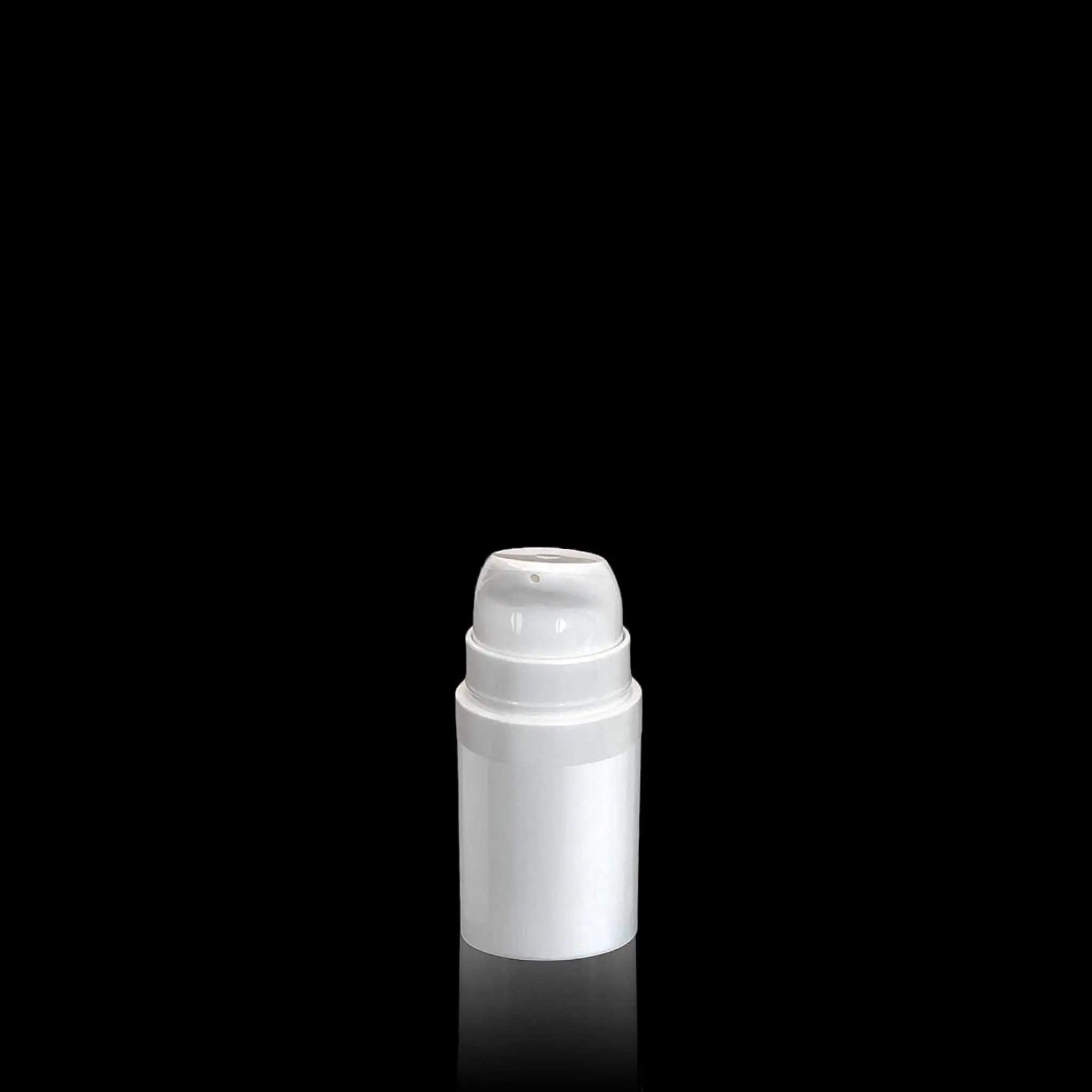 Pure 5 ML White PP Airless Bottle with Frosted Cap Skincare Packaging - Cosmetic Packaging Now