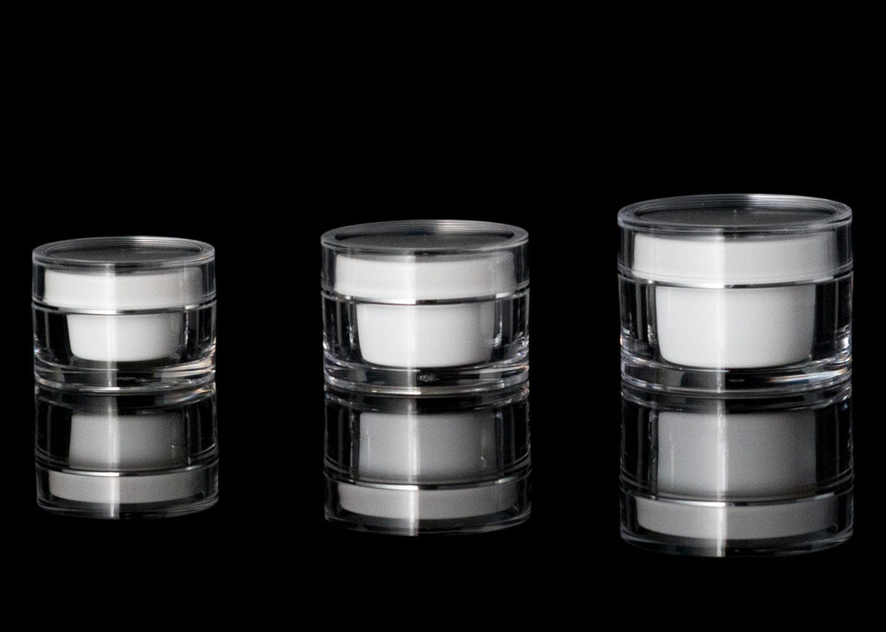 Orbit 15 ML Acrylic Double Wall Jar - Cosmetic Packaging Now